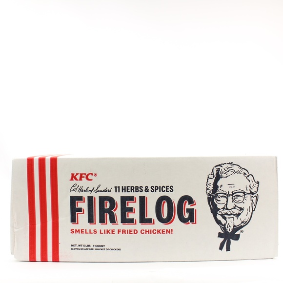 KFC Firelog Fried Chicken Scented Fire Log LIMITED - Picture 3 of 5